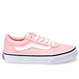 Powder Pink and White Vans Girls Size 6